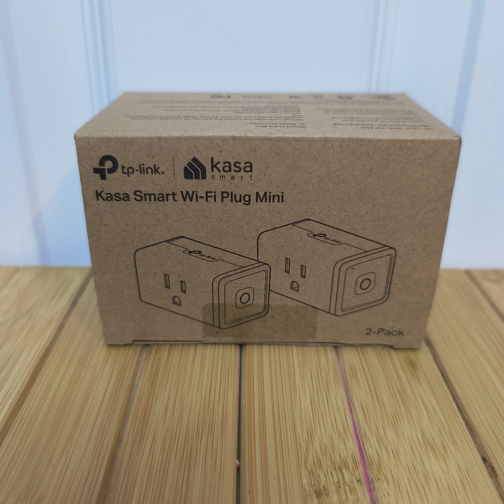 BOX OF 2 TP-LINK HS103P2 Kasa Smart Plug Outlet White